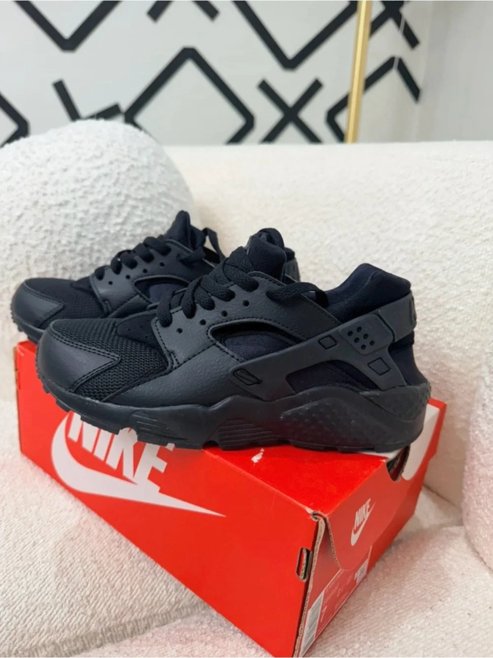 Nike Kids' Black Athletic Sneakers